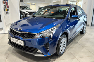 Kia Rio X (Solaris KRX) Синий металлик Комфорт (Comfort) — АвтоГЕРМЕС Kia Rio X (Solaris KRX) Синий металлик Комфорт (Comfort), крупный план — дилер АвтоГЕРМЕС