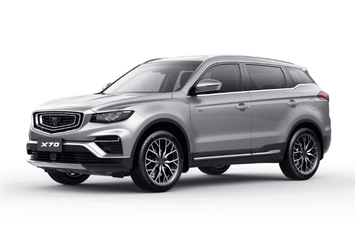 Фото Серебристый GEELY Belgee X70