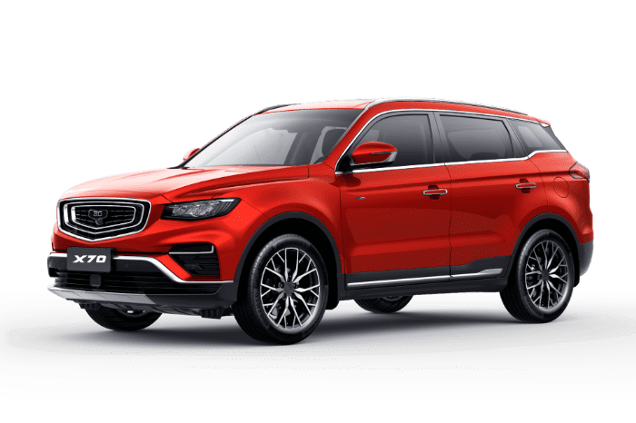 Фото Красный GEELY Belgee X70