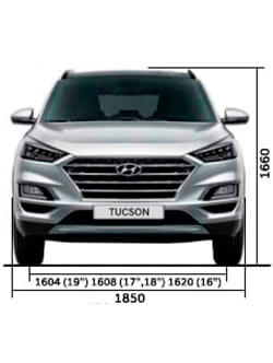 Габариты автомобиля hyundai tucson