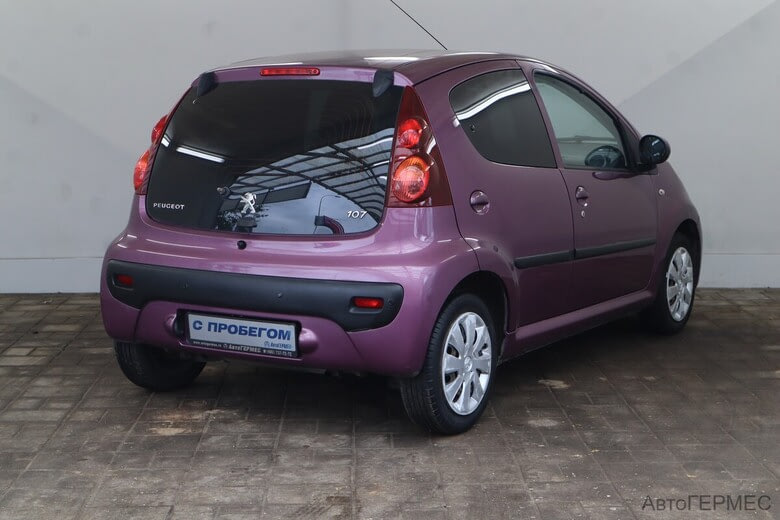 Фото PEUGEOT 107 I Рестайлинг 2 с пробегом