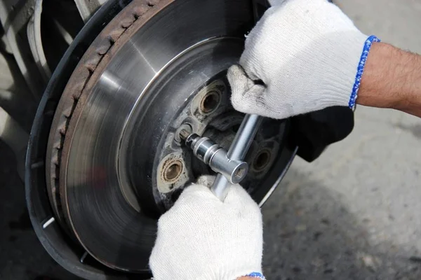 Замена передних тормозных дисков RAVON R2, №2