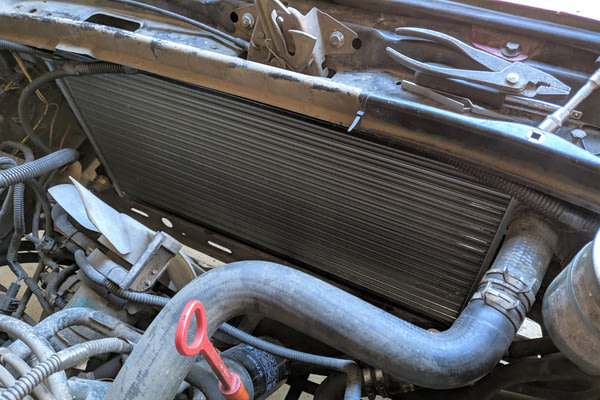 Замена радиатора охлаждения Kia K5, №1