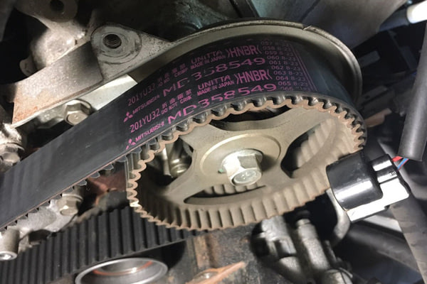 Замена ремня ГРМ MITSUBISHI Colt, №1