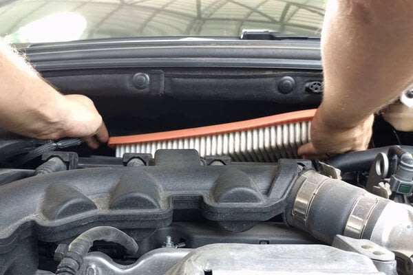 Замена воздушного фильтра KGM, №1