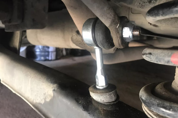 Замена задней стойки стабилизатора JAC JS6, №2