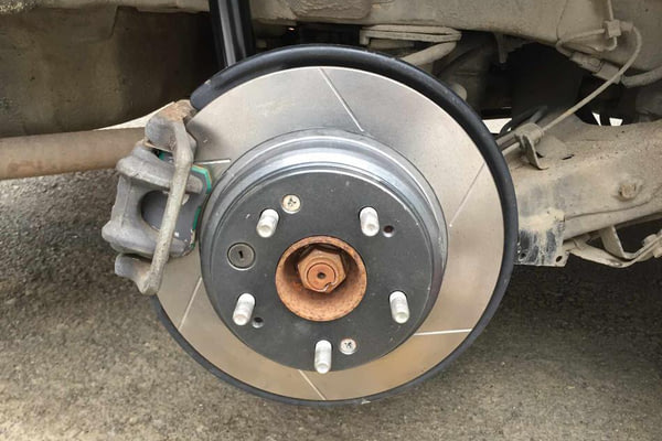 Замена задних тормозных дисков Kia Rio, №2